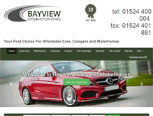 Tablet Screenshot of bayviewcars.co.uk